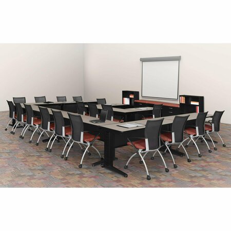 FUSION Rectangle Tables > Training Tables > Fusion Training Tables, 84 X 24 X 29, Wood|Metal Top, Maple MFTT8424PL